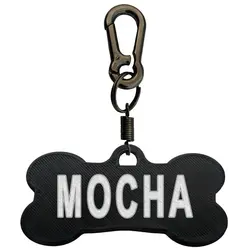 پلاک سگ طرح Mocha
