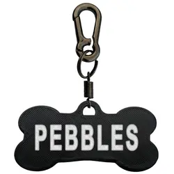 پلاک سگ طرح Pebbles