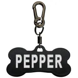 پلاک سگ طرح Pepper
