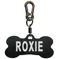 پلاک سگ طرح Roxie