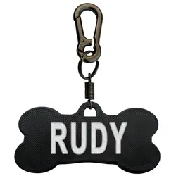 پلاک سگ طرح RUDY