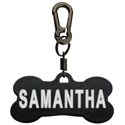 پلاک سگ طرح Samantha