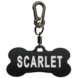پلاک سگ طرح Scarlet
