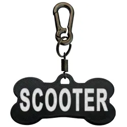 پلاک سگ طرح SCOOTER