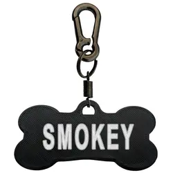 پلاک سگ طرح Smokey