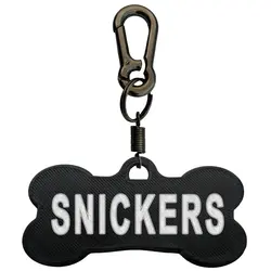 پلاک سگ طرح Snickers