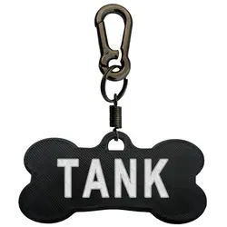پلاک سگ طرح Tank