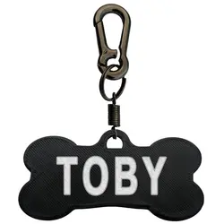 پلاک سگ طرح Toby