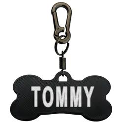 پلاک سگ طرح tommy