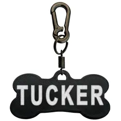 پلاک سگ طرح Tucker