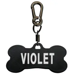 پلاک سگ طرح Violet