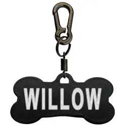 پلاک سگ طرح Willow