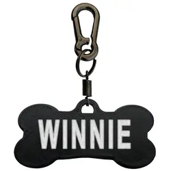پلاک سگ طرح Winnie