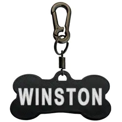 پلاک سگ طرح Winston