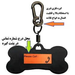 پلاک سگ طرح Winston