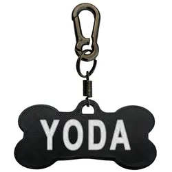 پلاک سگ طرح Yoda