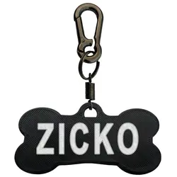 پلاک سگ طرح Zicko
