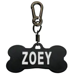 پلاک سگ طرح Zoey