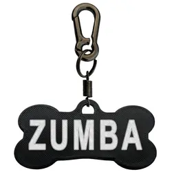 پلاک سگ طرح Zumba