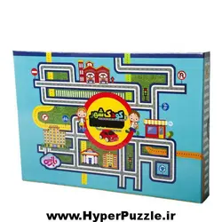زیرانداز بازی کودک شهر ابعاد 190x64cm - هایپرپازل