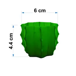 گلدان فانتزی دکوری مدل کاکتوس