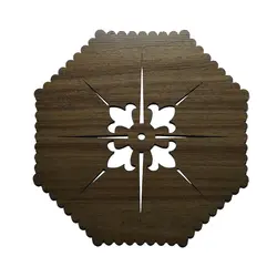 زیر قابلمه ای چوبی 20x20cm