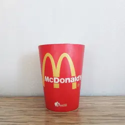 لیوان پلاستیکی طرح مک دونالد