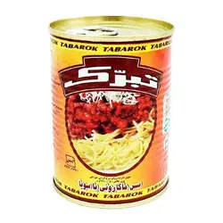 کنسرو سس ماکارونی تبرک 380 گرم