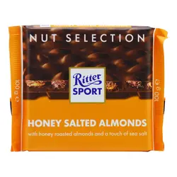 شکلات عسل و بادام ریتر اسپرت 100 گرم