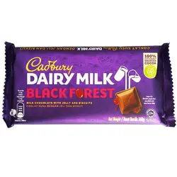 شکلات شیری ژله و بیسکویت کدبری Cadbery وزن 160 گرم