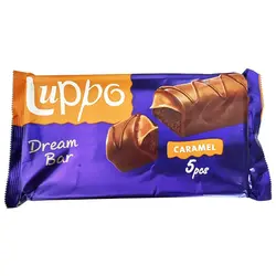 کیک روکش شکلات کاراملی لوپو Luppo وزن 150 گرم