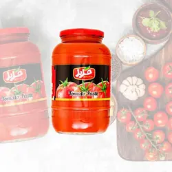 رب گوجه فرنگی شیشه ای عزیز 1500 گرم