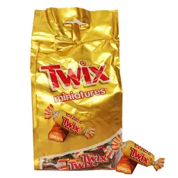 شکلات مینیاتوری تویکس TWIX وزن 220 گرم
