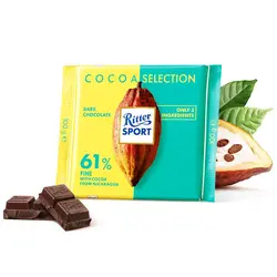 شکلات تلخ 61 درصد ریتر اسپرت 100 گرم