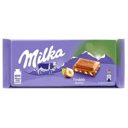 شکلات فندقی میلکا Milka وزن 80 گرم