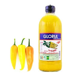 سس فلفل زرد تند گلوریا 474 گرم