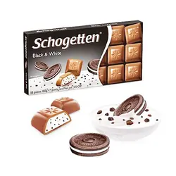 شکلات سیاه و سفید شوگتن 100 گرم