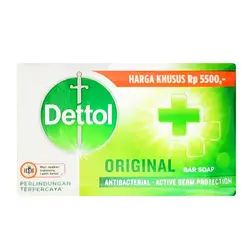 صابون ضد باکتری دتول DETTOL مدل اورجینال پلاس 105 گرم