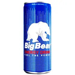 نوشابه انرژی زا بیگ بیر Big Bear حجم 250 میلی لیتر