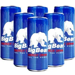 نوشابه انرژی زا بیگ بیر Big Bear حجم 250 میلی لیتر