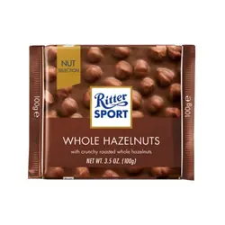 شکلات فندقی ریتر اسپرت Ritter sport وزن 100 گرم