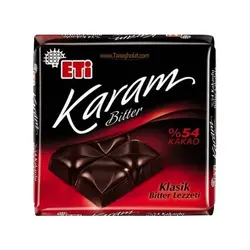 شکلات تلخ 54 درصد اتی کارام ETI Karam