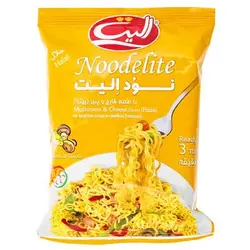 نودل قارچ و پنیر نودالیت