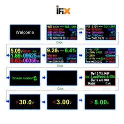 تستر یو اس بی 12 در 1 با صفحه نمایش رنگی