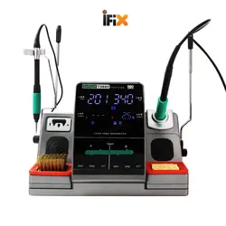 هویه دو قلو سوگون Sugon T3602 به همراه دو عدد نوک هویه اورجینال JBC و دستگاه کالیبراتور دما S-191