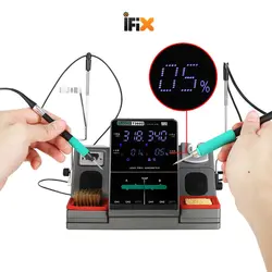 هویه دو قلو سوگون Sugon T3602 به همراه دو عدد نوک هویه اورجینال JBC و دستگاه کالیبراتور دما S-191