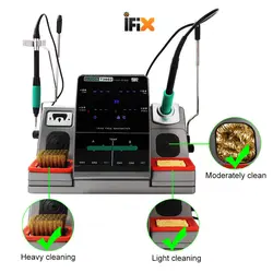 هویه دو قلو سوگون Sugon T3602 به همراه دو عدد نوک هویه اورجینال JBC و دستگاه کالیبراتور دما S-191