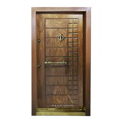 درب ضد سرقت بیسکویتی روکش بلوط