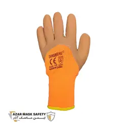 دستکش حوله ای قهوه ای تانگ وانگ - ایمن ماسک آذر