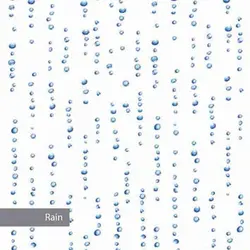 پرده حمام طرح باران - اینترزیست